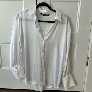 Zara Satin Effect Shirt